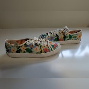 Keds x Rifle Paper Co. Dovecoat canvas sneaker size 8